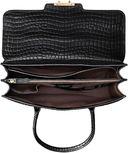 Maxwell Scott | Womens Luxury Leather Business Tote Bag Purse | The Fabia Croco | Handmade In Italy