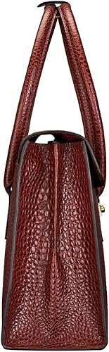 Maxwell Scott | Womens Luxury Leather Business Tote Bag Purse | The Fabia Croco | Handmade In Italy