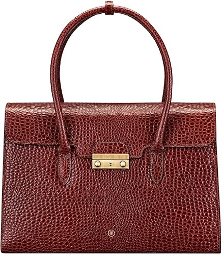 Maxwell Scott | Womens Luxury Leather Business Tote Bag Purse | The Fabia Croco | Handmade In Italy