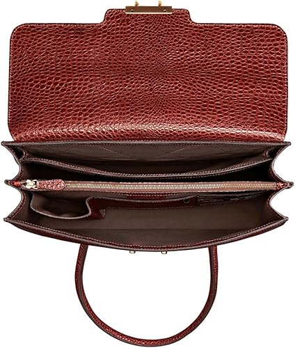 Maxwell Scott | Womens Luxury Leather Business Tote Bag Purse | The Fabia Croco | Handmade In Italy
