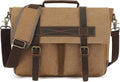 Messenger Bag Canvas Casual Shoulder Sling Bag Satchel 13/15.6 inch Messenger Bag for Men Women Work Office Laptop Bag
